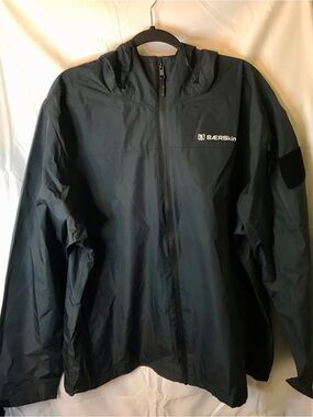 Baerskin Tactical Waterproof Hooded Rain Jacket Mens XL Navy Utility NWT